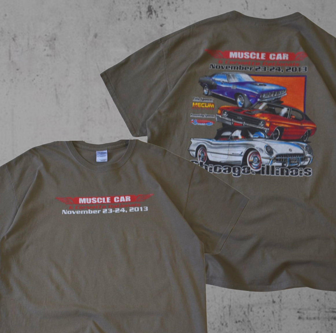 Muscle Car & Corvette Nationals November 23-24, 2013 Chicago Illinois Tee (XL)