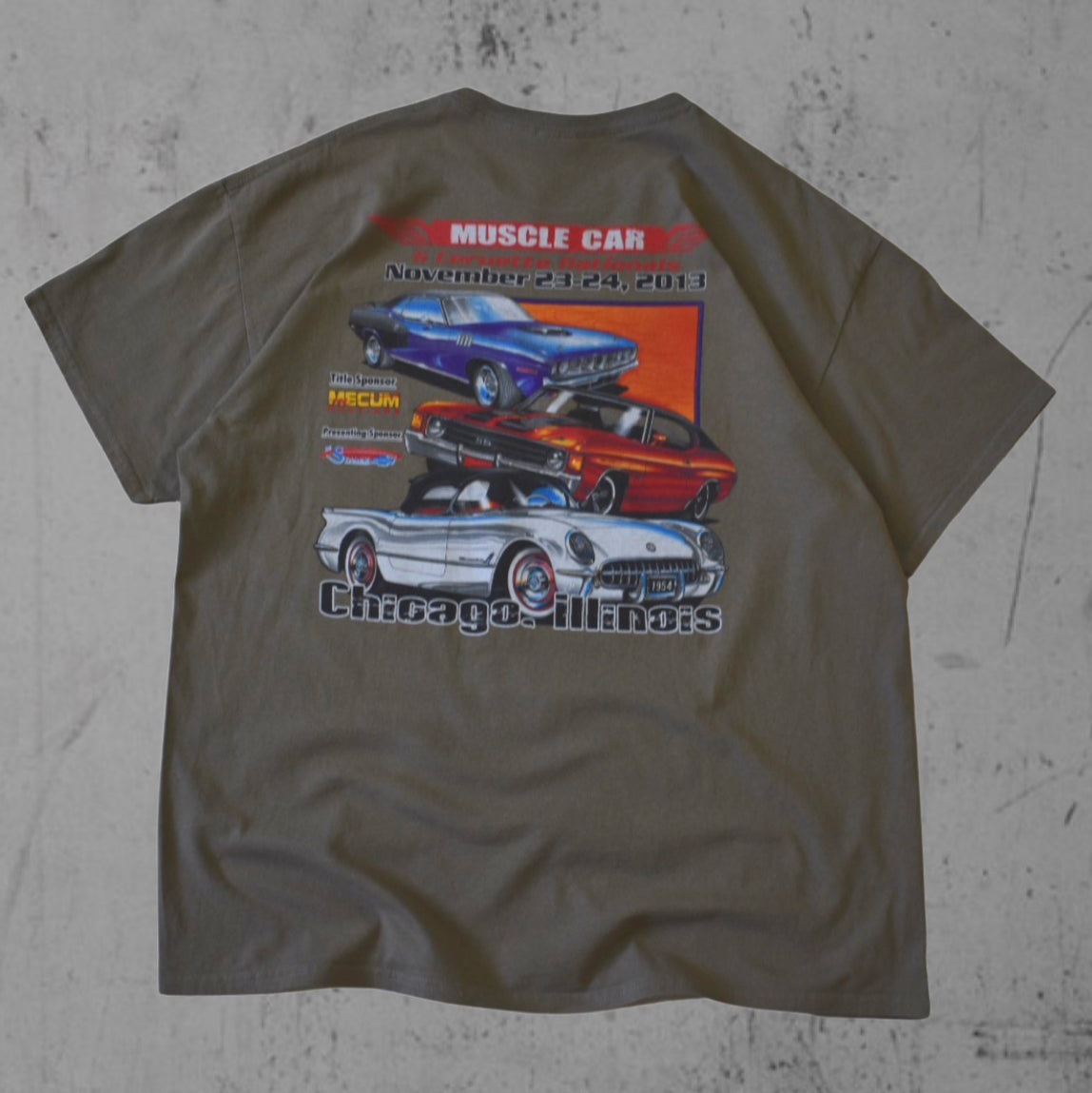 Muscle Car & Corvette Nationals November 23-24, 2013 Chicago Illinois Tee (XL)