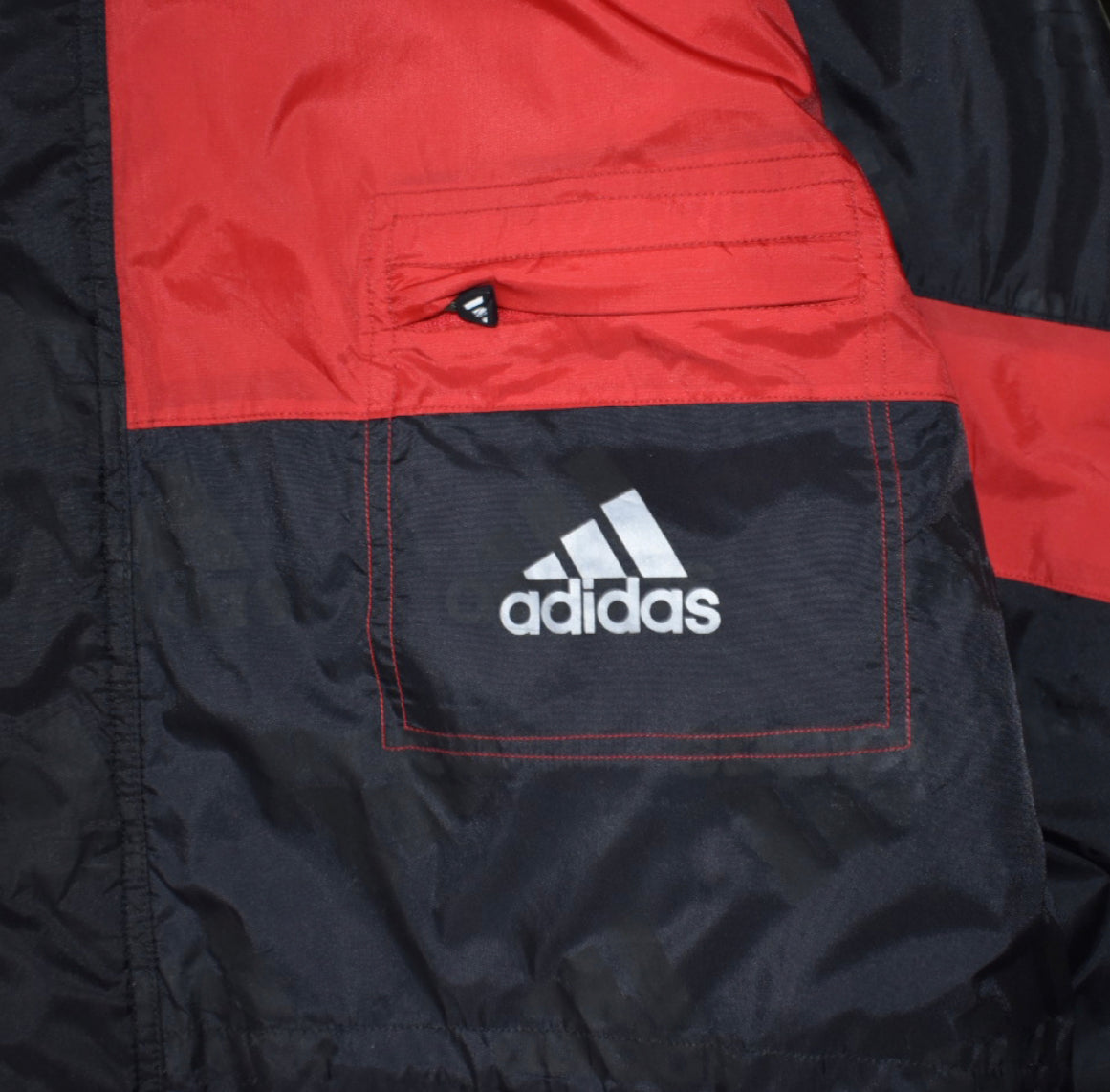 90’s Adidas Big Logo Full Zip Winter Jacket