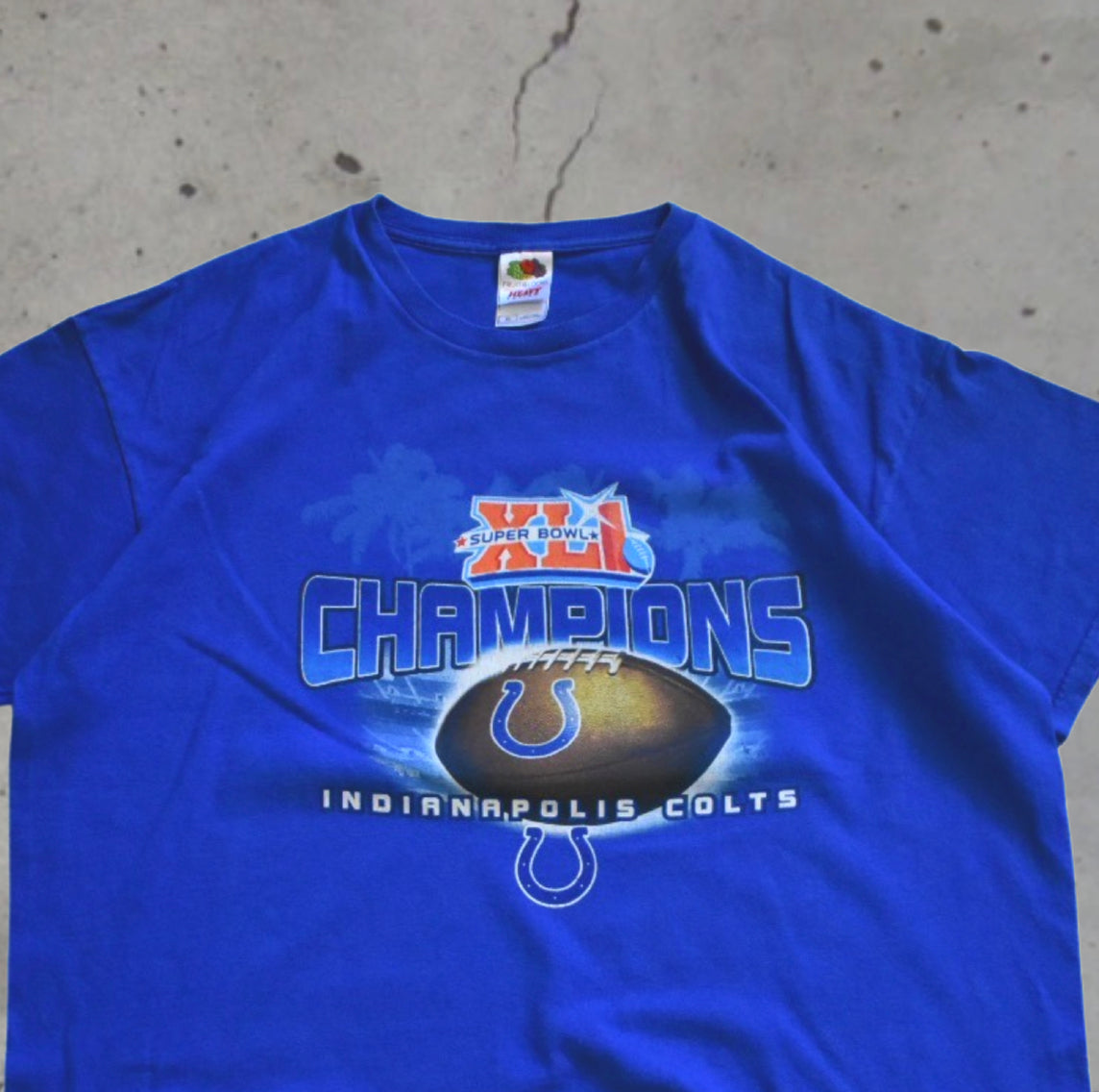 Super Bowl XLI Champions Indianapolis Colts Tees (XL)