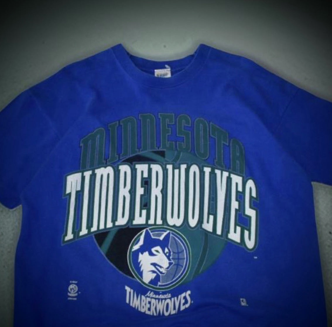 Minnesota Timberwolves Spell Out Logo Tee (XL)