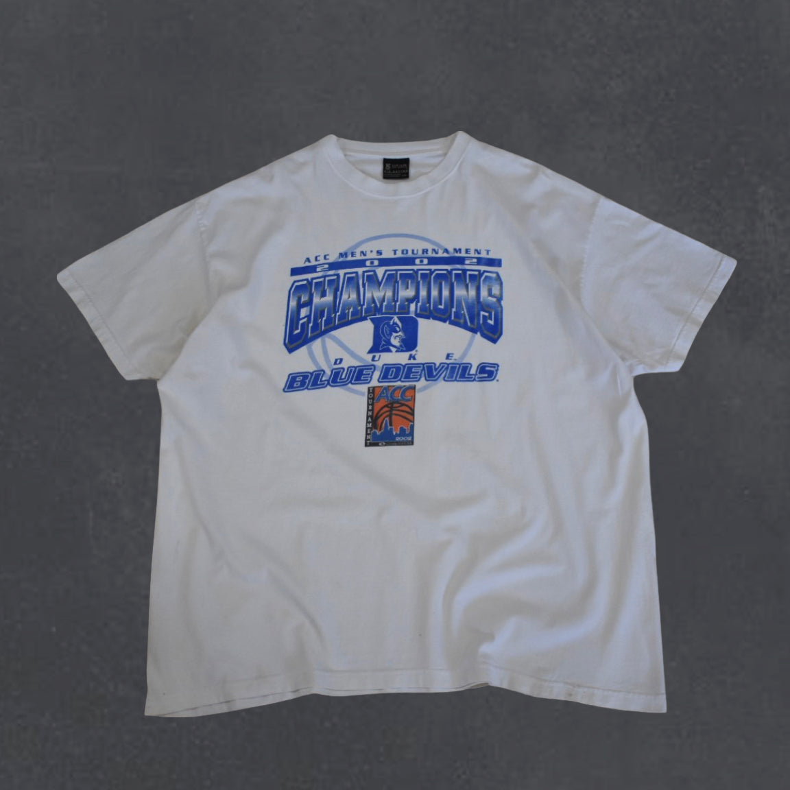 ACC 2002 Men’s Tournament Champions Blue Devils Tee (XXL)